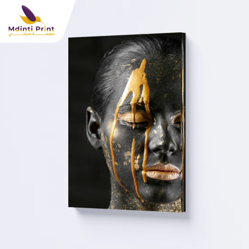 Tableau décoratif - Portait  doré