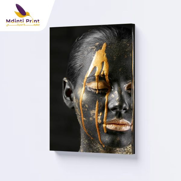 Tableau décoratif - Portait  doré