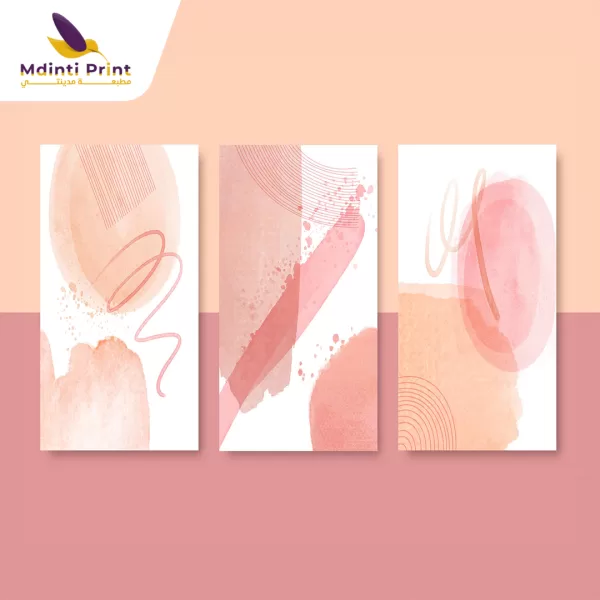 Collections tableau decoratifs 3 Collection du tableaux aquarelles abstraites